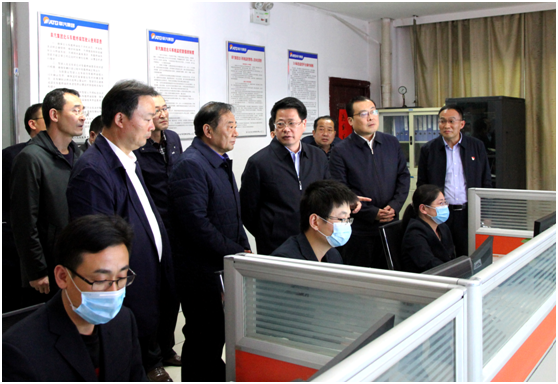 安徽省副省長、市委書記楊光榮來到集團公司調(diào)研安全生產(chǎn)工作
